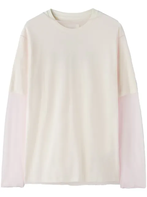 Jil Sander layered long-sleeve T-shirt White J22FV0111JTN325