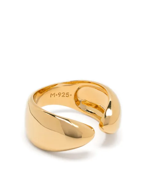 Missoma Savi sculptural open stacking ring Gold SAGR1NS