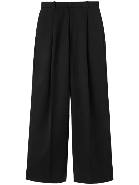 Jil Sander high-waisted tailored wool trousers Black J21KA0186J40168