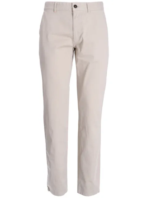 BOSS mid-rise stretch-cotton chinos Neutrals 50510933