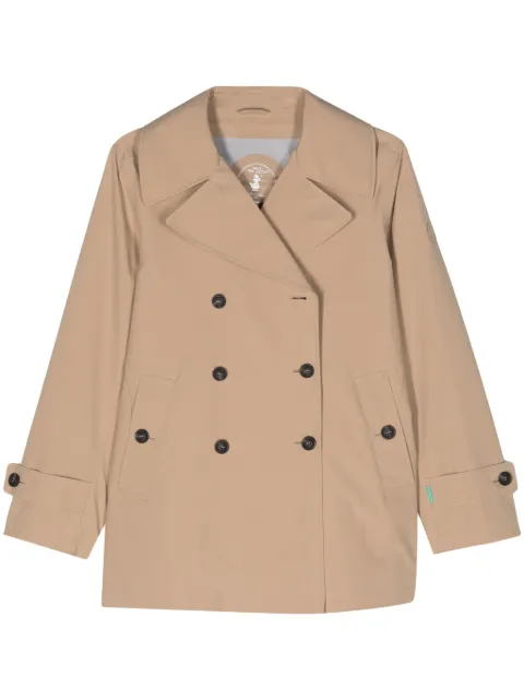 Save The Duck button-fastening trench coat Neutrals D31600WGRIN20