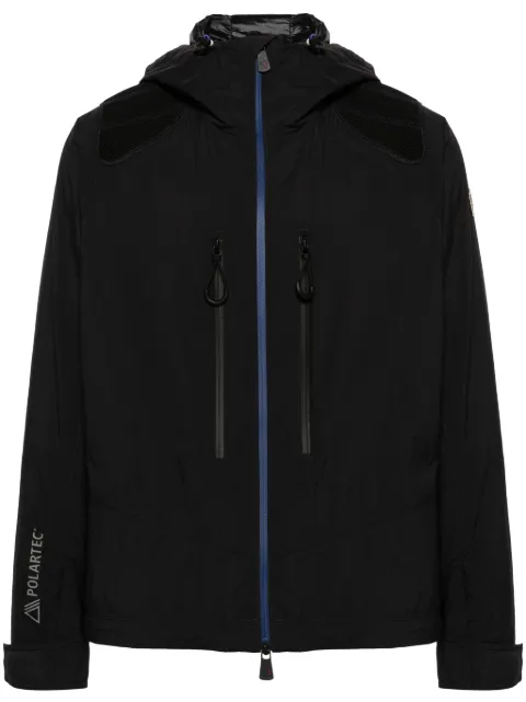 Moncler Grenoble zip-up hooded jacket Black J10971A0000953A59