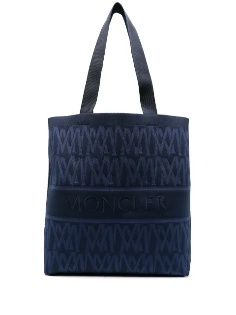 Moncler knited tote bag Blue J109A5D00010M4078