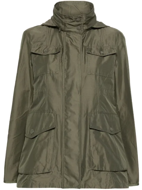 Moncler Ilo concealed-hood jacket Green J10931B00003597I9
