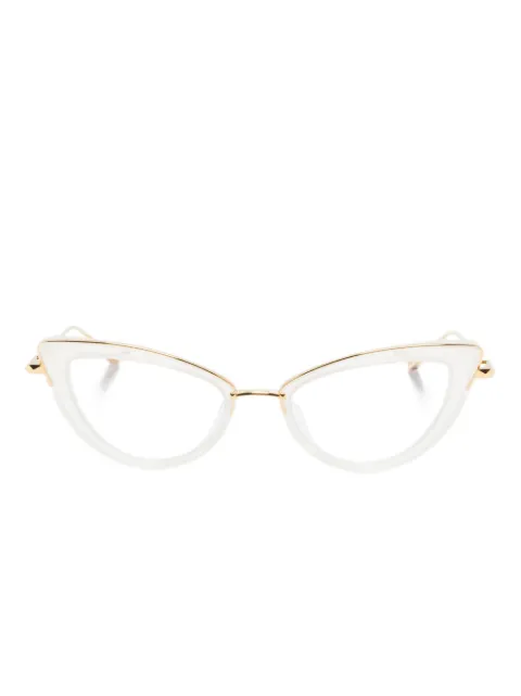 VALENTINO GARAVANI EYEWEAR V Daydream cat-eye glasses White VLX123C