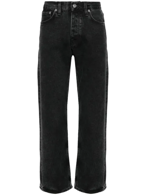 Sunflower mid-rise straight-leg jeans Black 5094