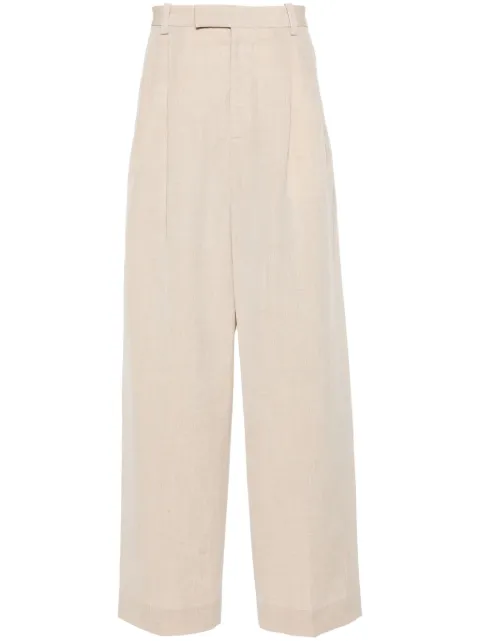Jacquemus Titolo tapered trousers Neutrals 245PA0811546150