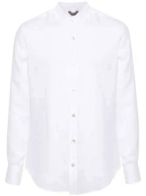 Eleventy slub-texture linen shirt White I75CAMI17TES0I167