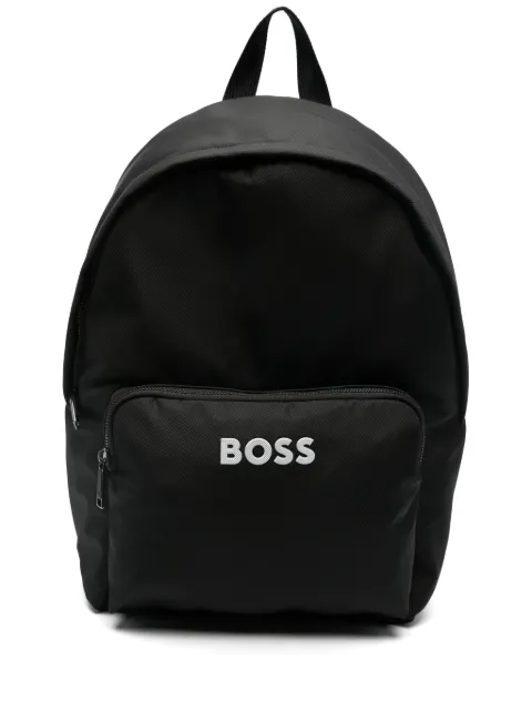 BOSS Catch 3.0 logo-appliqué backpack Black 50511918