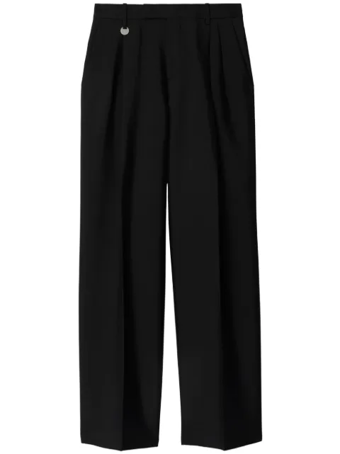 Burberry wool-silk tailored trousers Black 8088952