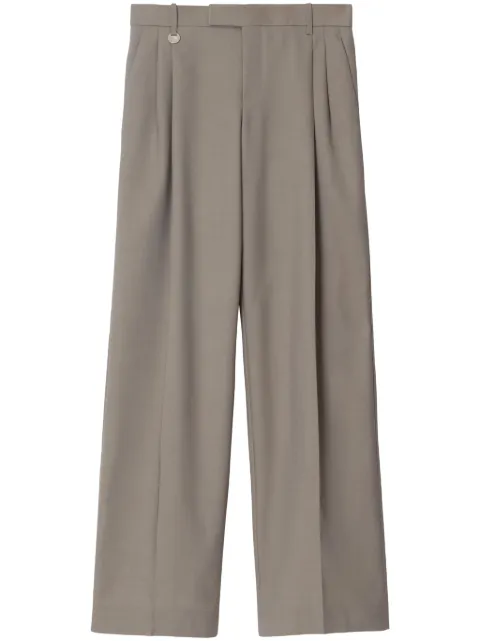 Burberry wool tailored trousers Neutrals 8087114
