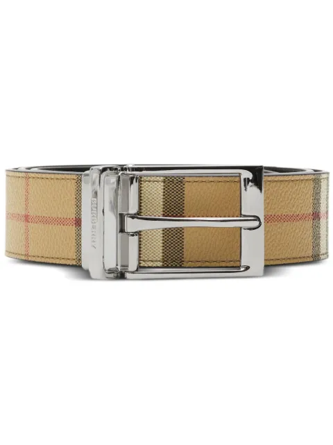 Burberry reversible checked belt Neutrals 8069854