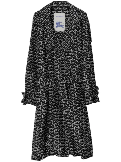 Burberry silk trench coat Black 8088077