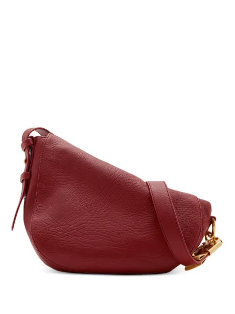 Burberry small Knight leather shoulder bag Red 8085420