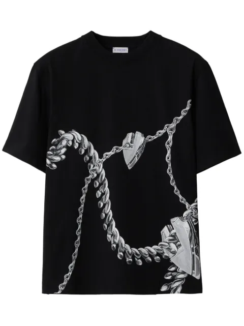 Burberry Shield Hardware cotton T-shirt Black 8088196