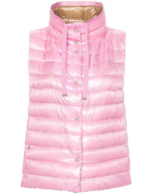 Herno reversible puffer gilet Pink PI001844D12017