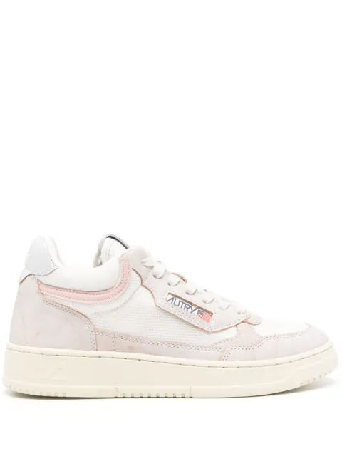 Autry Open Mid leather sneakers White AOMWCE23
