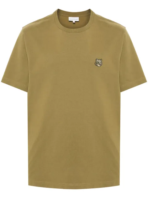 Maison Kitsuné Bold Fox Head cotton T-shirt Green MM00127KJ0118
