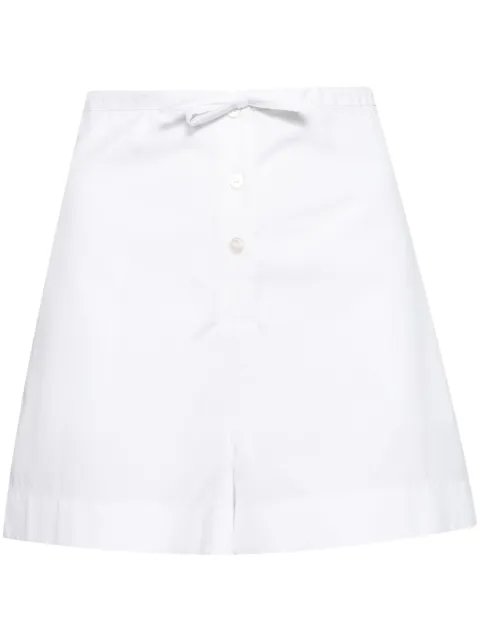 Fabiana Filippi cotton Bermuda short White PAD274F667D614