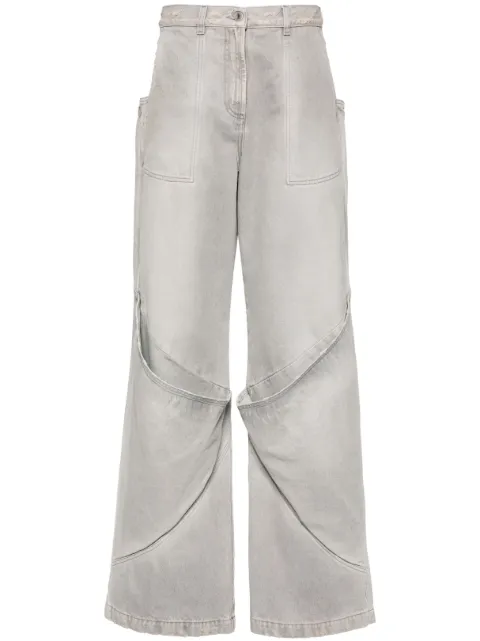 The Attico Extra denim jeans Grey 247WCP198D089