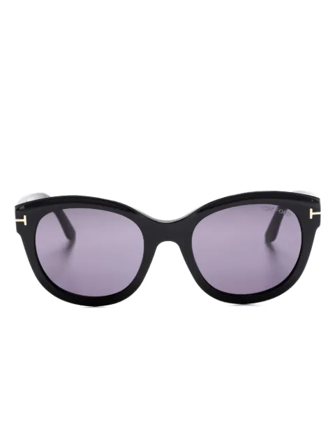 TOM FORD Eyewear Tamara oversize-frame sunglasses Black FT1114