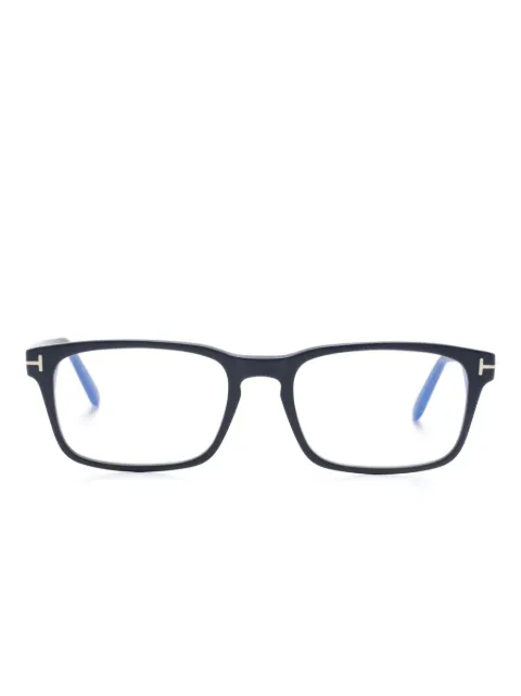 TOM FORD Eyewear rectangle-frame glasses Grey FT5938B