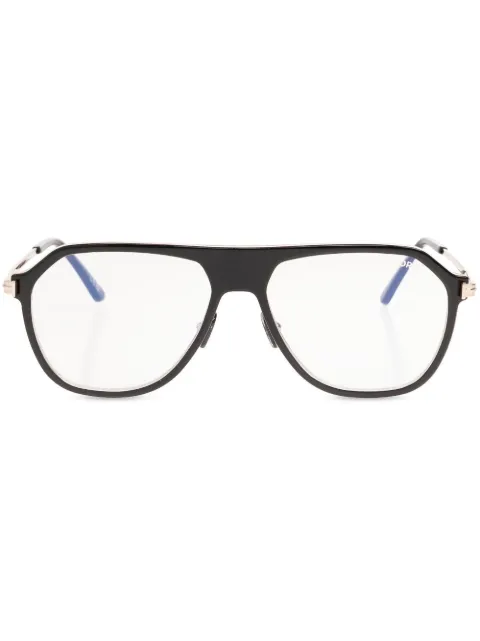 TOM FORD Eyewear pilot-frame glasses Black FT5943B