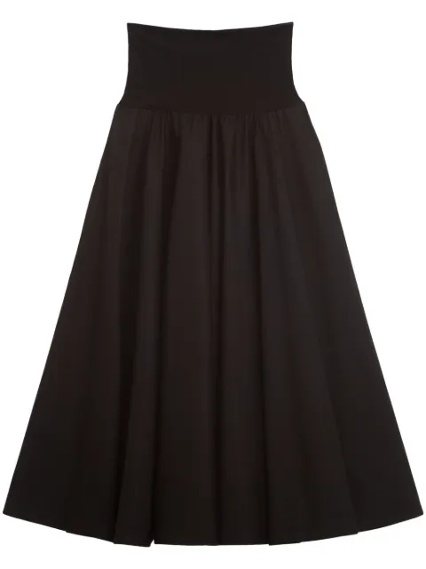 agnès b. pleated midi skirt Black 4273UBL1