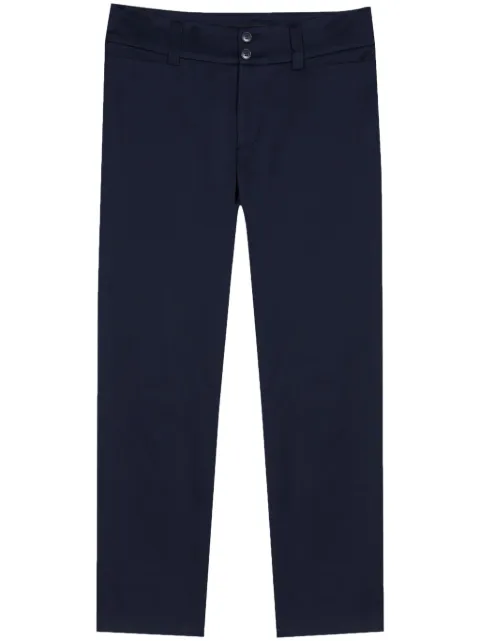 agnès b. mid-rise cropped trousers Blue Y022U171