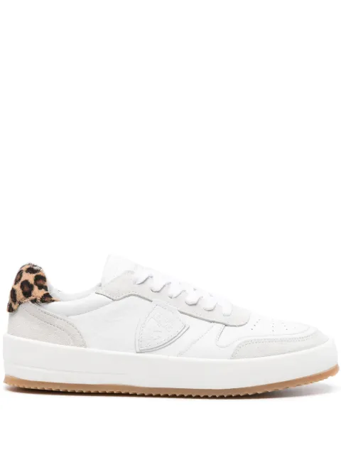 Philippe Model Paris Temple leather sneakers White VNLDVA02