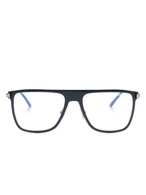 TOM FORD Eyewear pilot-frame glasses Blue FT5944B