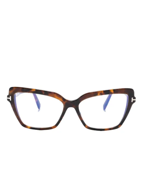 TOM FORD Eyewear cat-eye glasses Brown FT5948B
