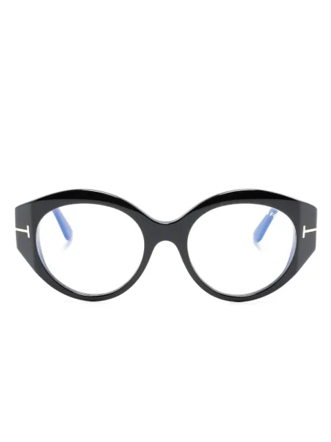 TOM FORD Eyewear round-frame glasses Black FT5950B