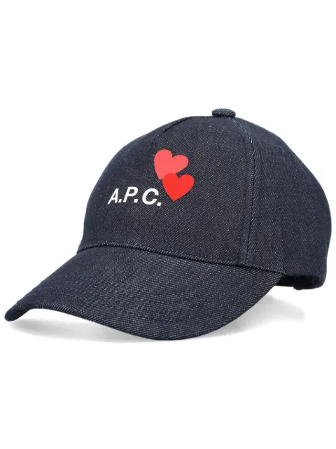 A.P.C. Eden Blondie denim baseball cap Blue M24132COCSX