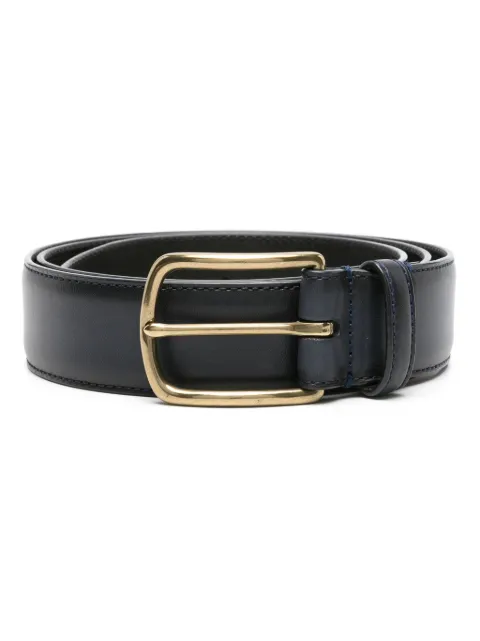 Officine Creative buckled leather belt Blue OCFSTRI04AERBTD418