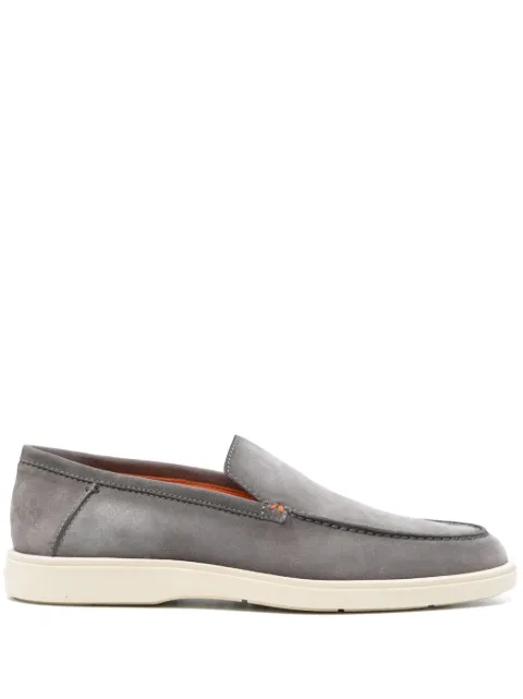 Santoni gradient-effect suede loafers Grey MGDT17824TICBGEX