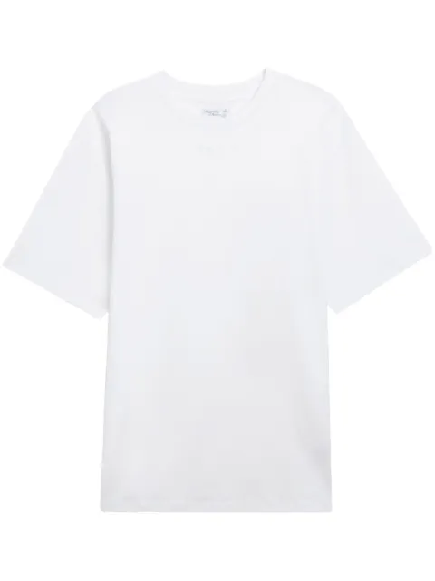 agnès b. Christof logo-print cotton T-shirt White EAC9SEK5