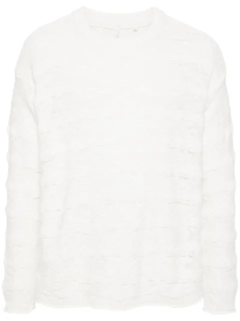 Sunflower Repair crew-neck jumper Neutrals 3043