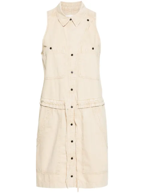 MARANT ÉTOILE Ines sleeveless denim dress Neutrals RO0332FAB1H04E