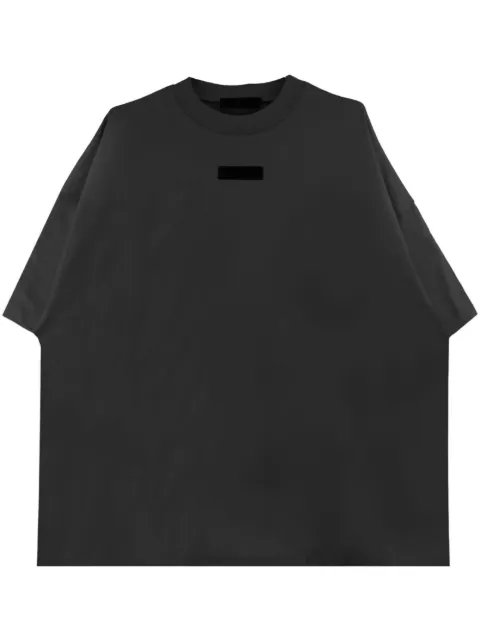 FEAR OF GOD ESSENTIALS logo-appliqué cotton T-shirt Black 125SP244194F