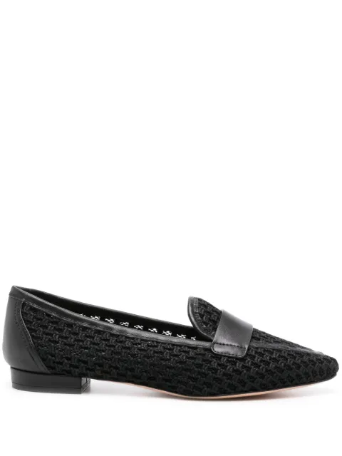 AGL Blanca Plots woven loafers Black D548006PCK7664