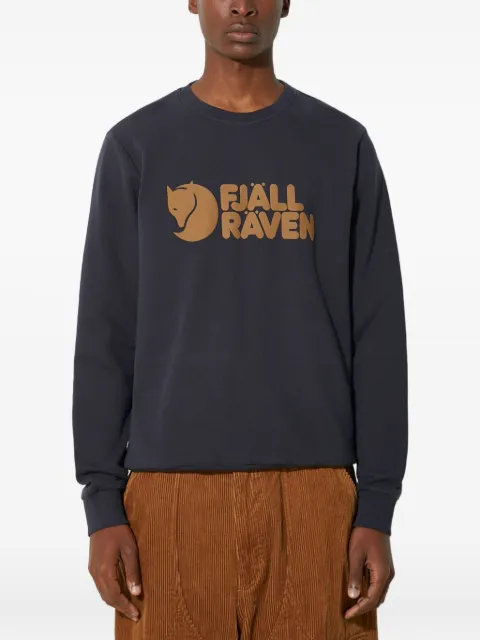 Fjällräven logo crew neck knitwear Blue F84142