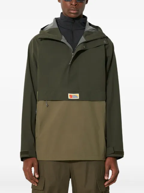 Fjällräven hooded two-tone jacket Green F86688