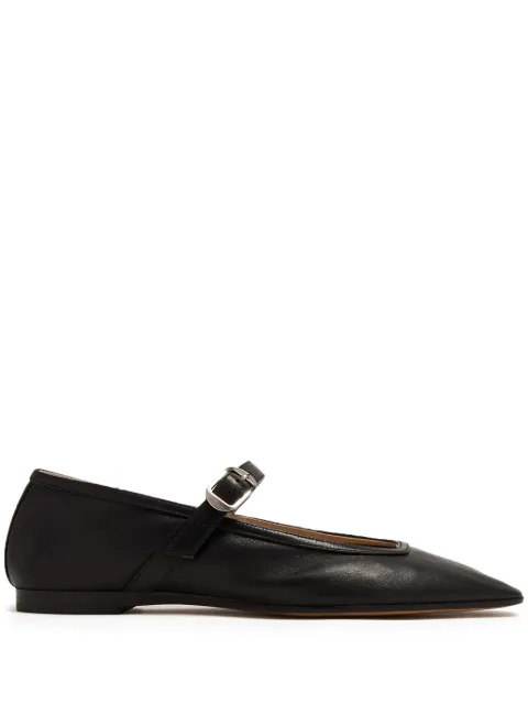 Le Monde Beryl buckle-fastening leather Mary Janes Black BMJLEA