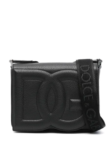 Dolce & Gabbana medium DG Logo messenger bag Black BM3004A8034