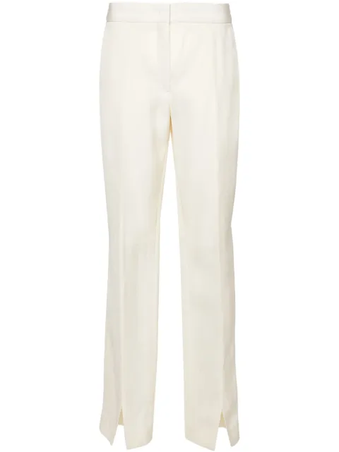 Jil Sander dart-detailing trousers Neutrals J01KA0137J65005