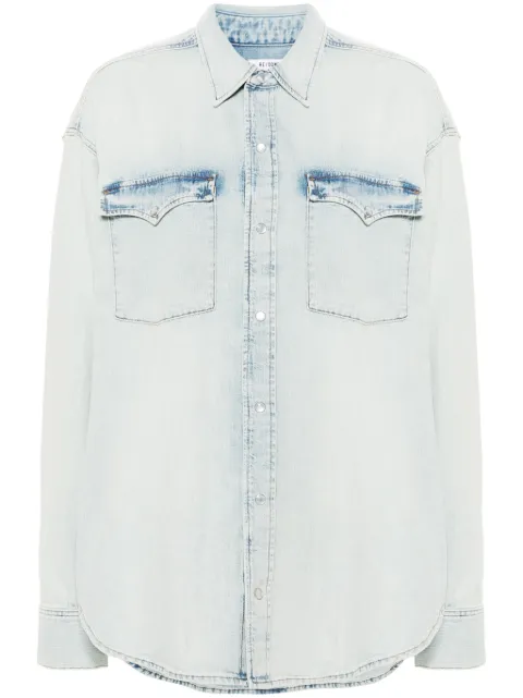 RE/DONE long-sleeve denim shirt Blue 12701WOSDNSH