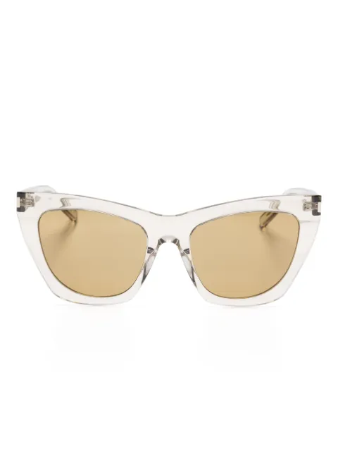 Saint Laurent Eyewear SL214 Kate cat-eye sunglasses Neutrals SL214KATE