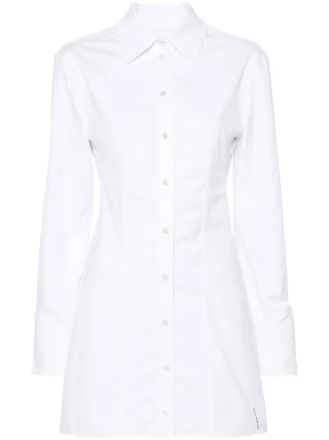 Alexander Wang boned shirt-style mini dress White 1WC2246653