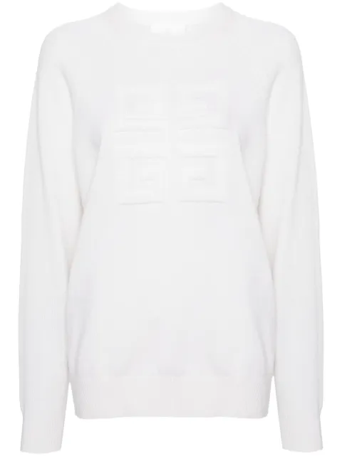 Givenchy 4G-motif cashmere jumper Neutrals BW908N4ZEQ